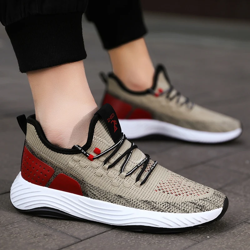 

SOLI2 Style Lace Up Men's Men Casual Shoes Flats Breathable Shoes Walking Leather British Trainers Men Shoes S4822-4835