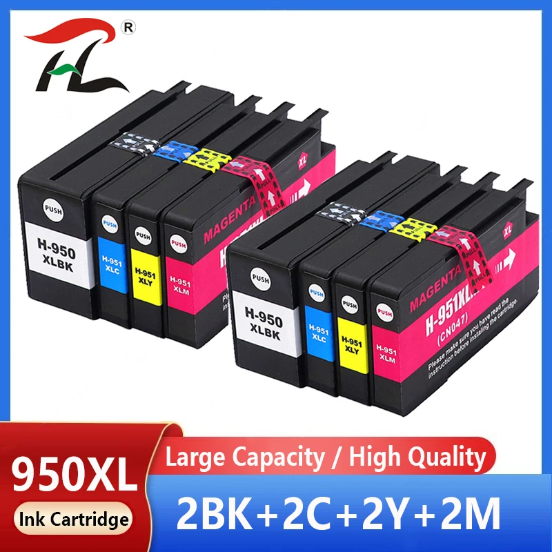 

Compatible For HP 950XL 951XL HP950 Ink Cartridge for HP 950 951 for Officejet Pro 8100 8600 251dw 276dw 8630 8650 8615