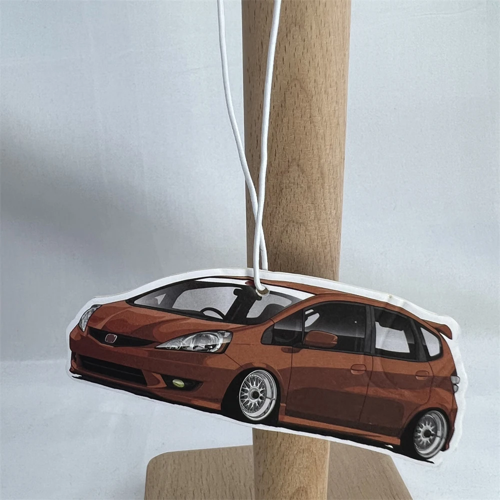 

Car Air Freshener Perfume Fragrance Classic Nostalgia Orange 3D Pendant For Honda Fit GK5 Jazz Type R S 2015 2009 JDM Accessorys
