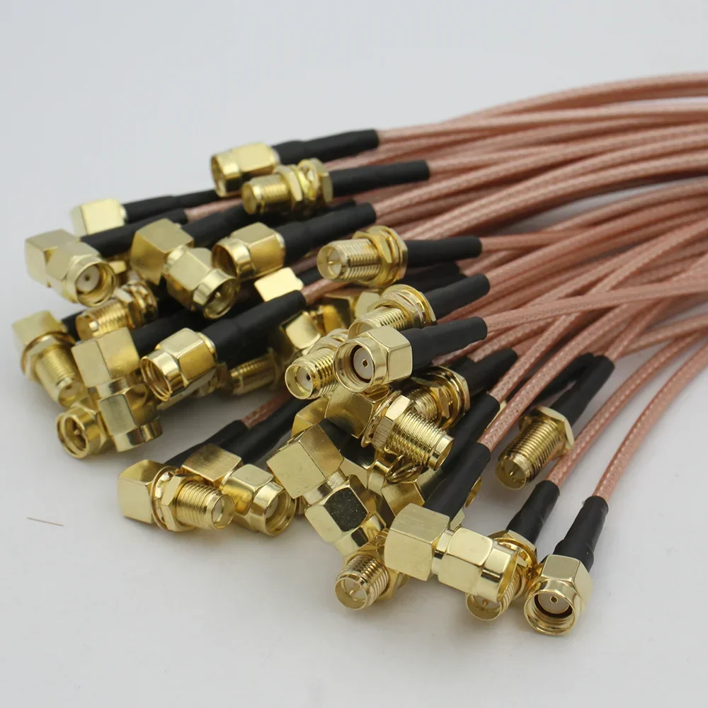 Прямой обжимной соединитель RG316 SMA в / RP папа мама радиочастотный коаксиальный