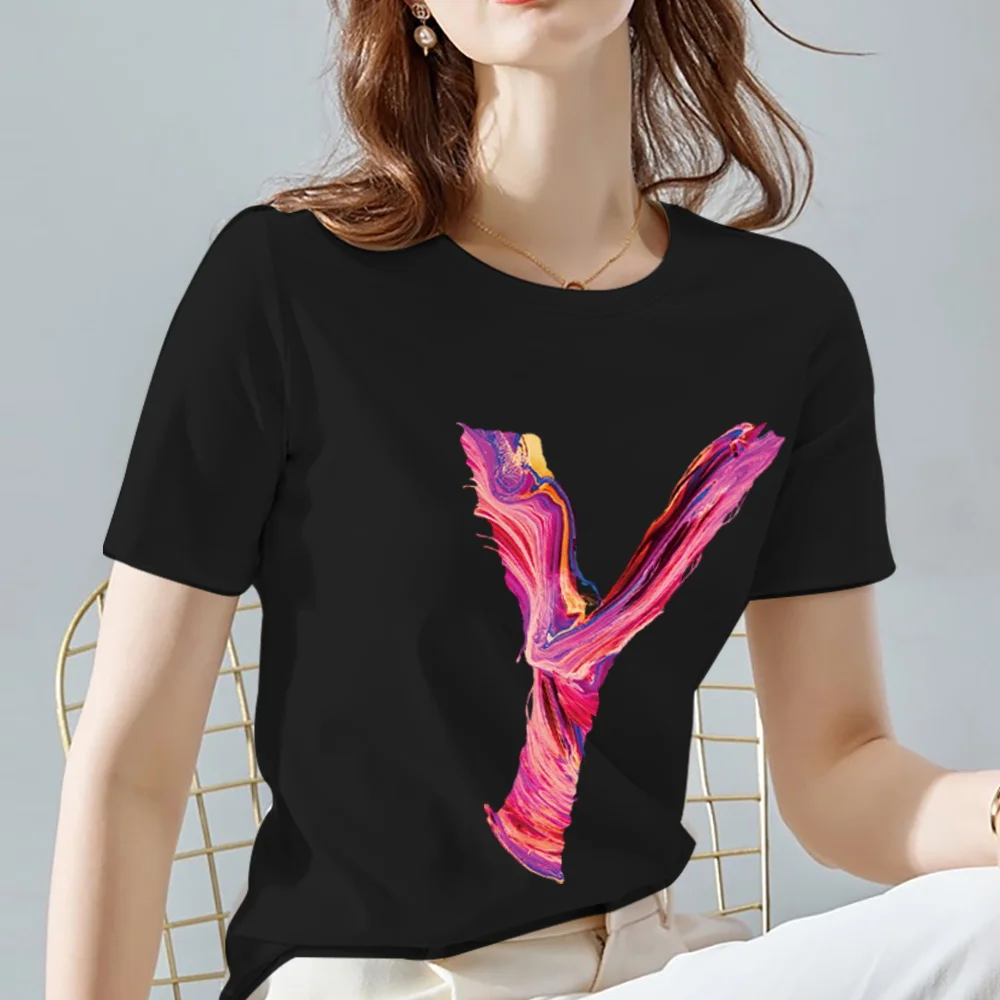 Футболка женская в Корейском стиле Повседневная Удобная рубашка Харадзюку с