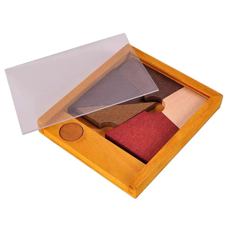 Деревянные головоломки для взрослых и детей развивающие игрушки IQ Training Challenge Juego