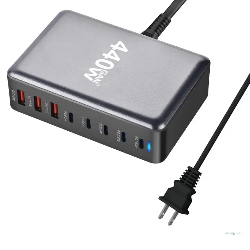 M5TD Портативное зарядное устройство USB C мощностью 440 Вт PD Адаптер быстрой зарядки