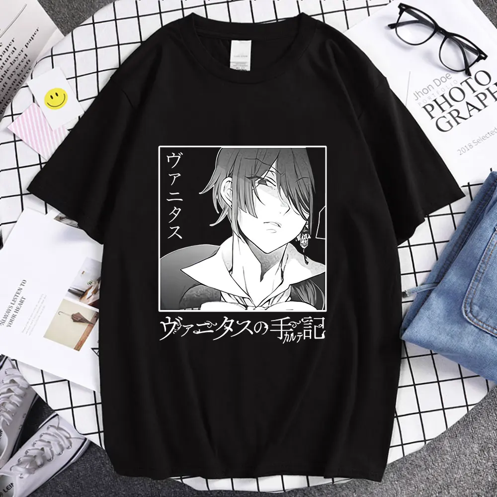 

Футболка с рисунком аниме изучение ванитас, новинка, Лидер продаж, уличная одежда с принтом манга, летние модные футболки унисекс с коротким...