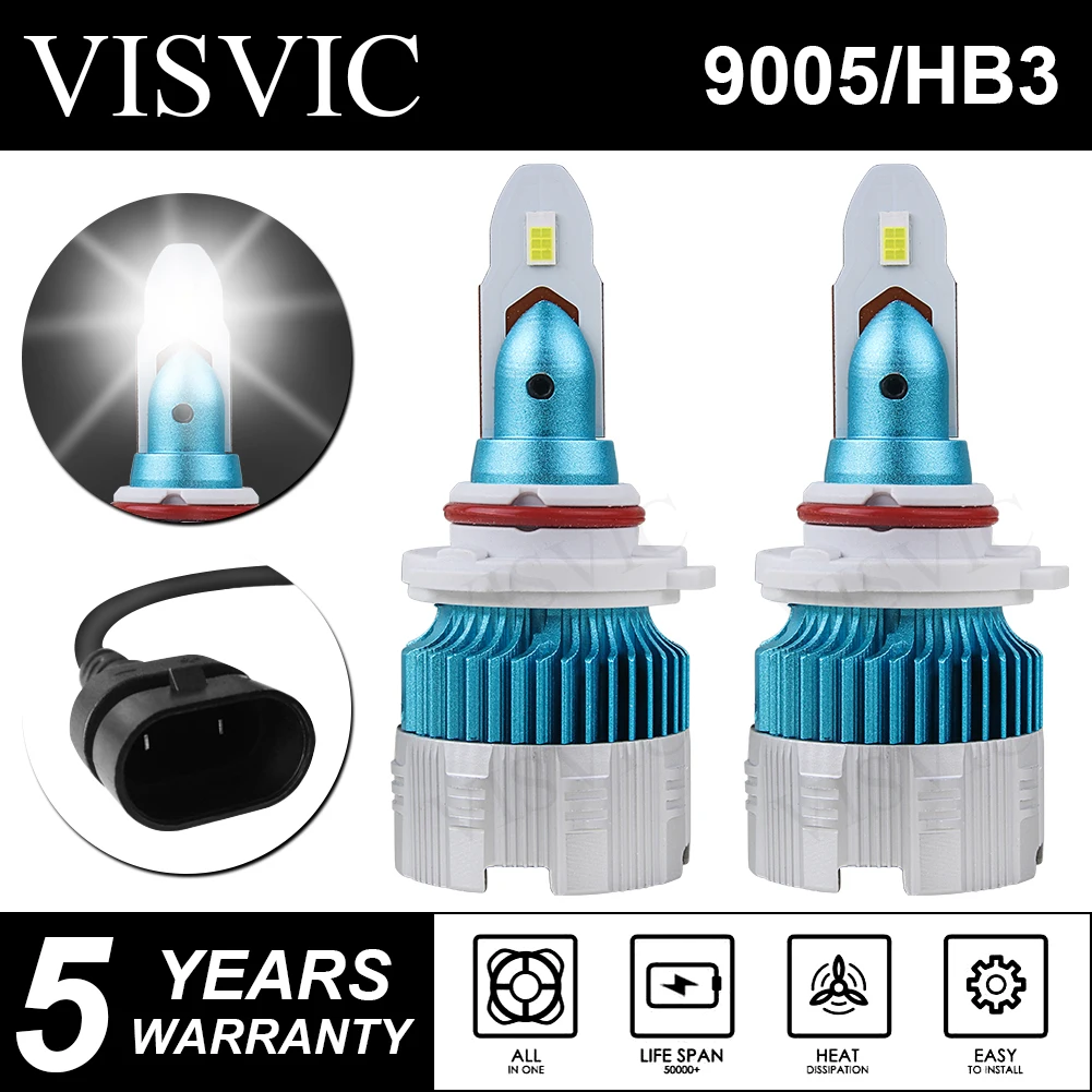 

Комплект светодиодных фар 100 Вт ViSVIC 9005 лм Hb3 для Lexus IS300 IS250 IS350