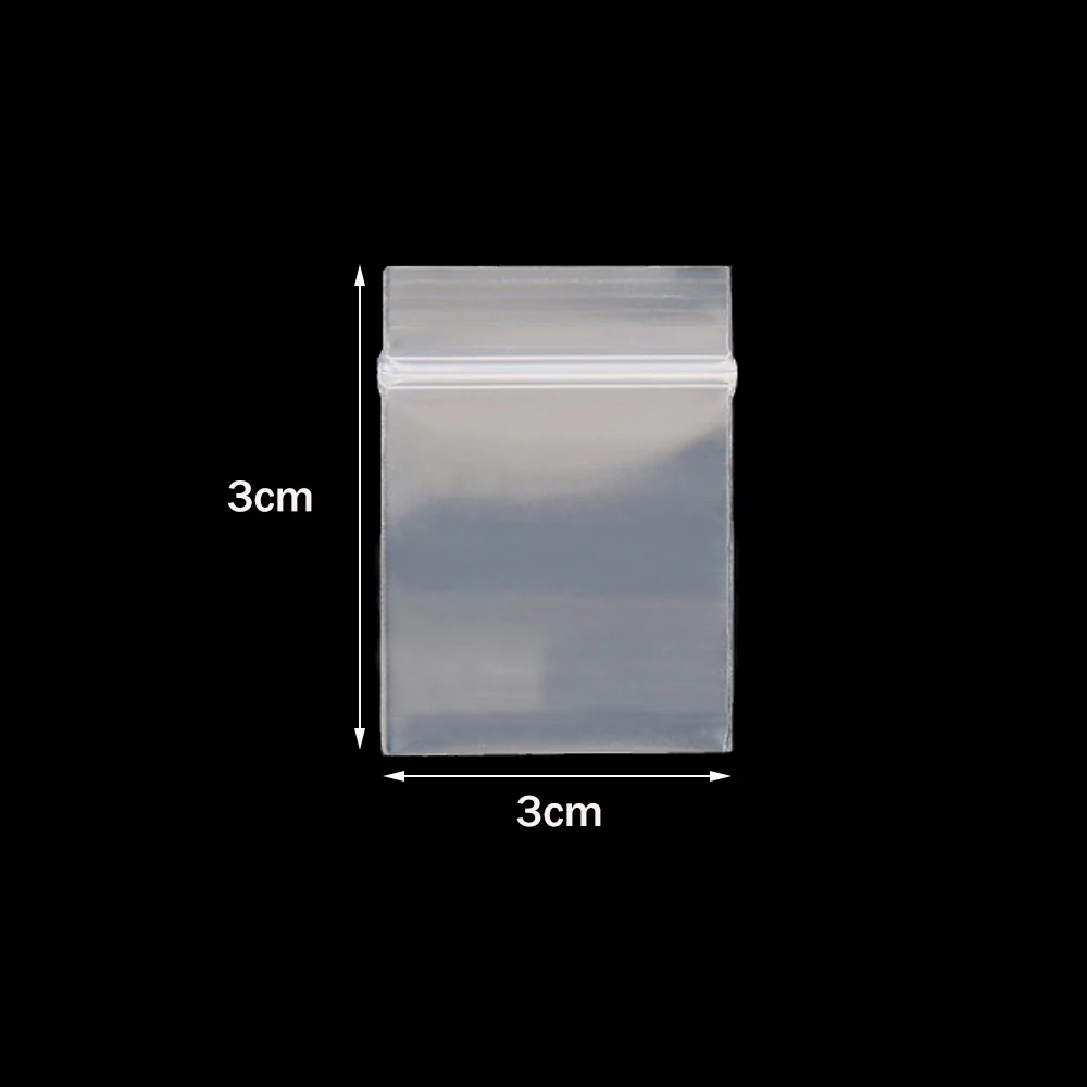 

Прозрачные пластиковые пакеты на молнии для ювелирных изделий