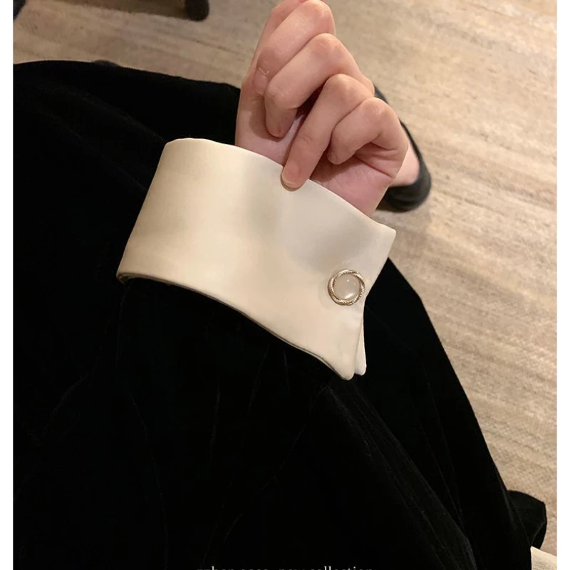 Элегантное женское бархатное платье винтажное длинное в французском стиле Одри