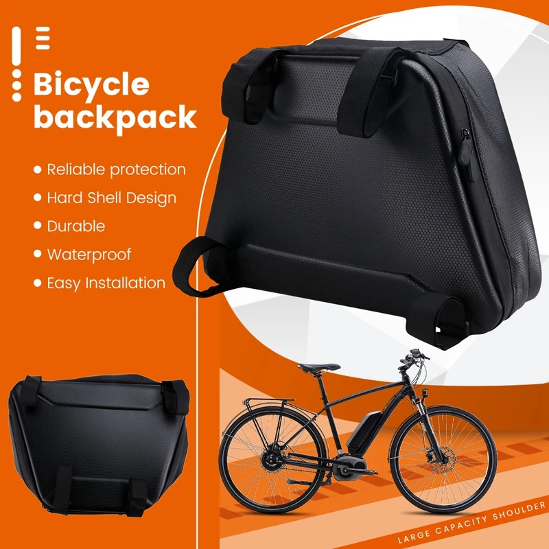 Electric Bike EVA Bag For FIIDO Q1/Q1S Scooter Hard Shell Central Battery Waterproof Upgrade Parts