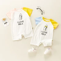 summer baby boys cool breathable rompers newborn babies casual comfort short sleeves round collar clothes 0 12m todder costumes