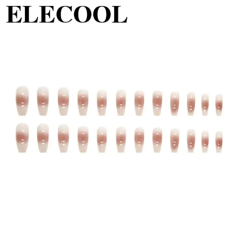 

24 шт./коробка, накладные ногти с полным покрытием