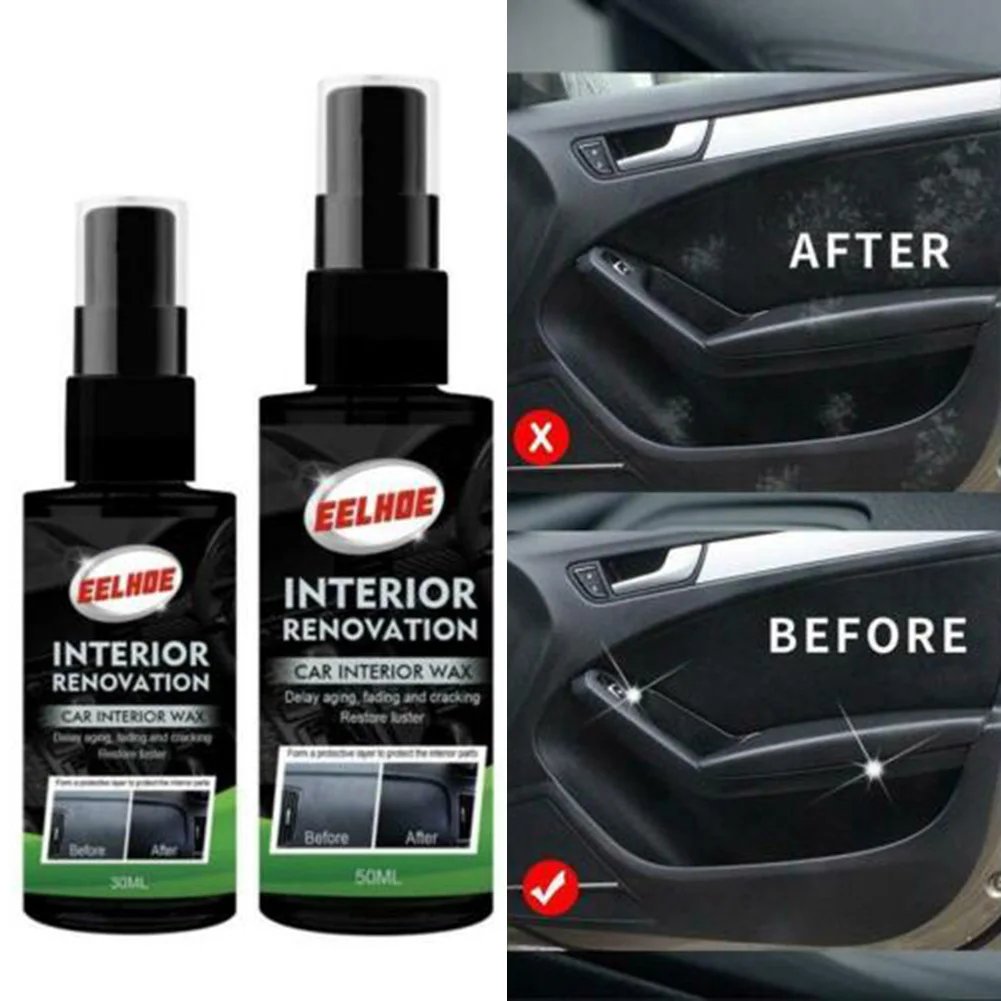 

30/50ML Car Refurbish Agent Interior Restorer For Plastics Parts Refurbishing Agent Washing Tool Cleaning Agent Curing Agent