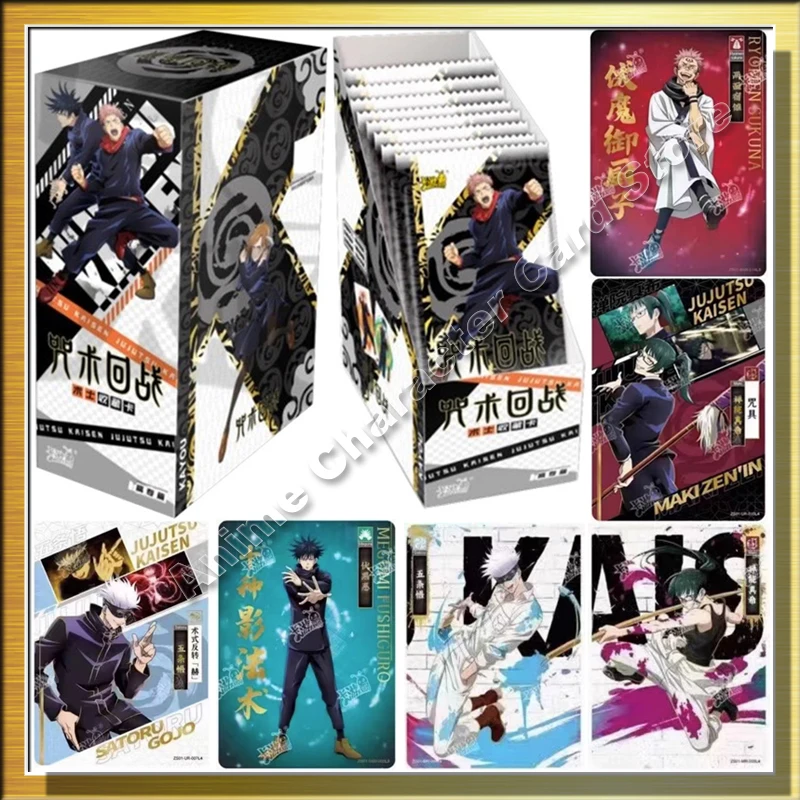 

Original KAYOU New Jujutsu Kaisen Card Advanced Chapter Gojo Satoru Fushiguro Megumi Itadori Yuji Warlock Collection Cards
