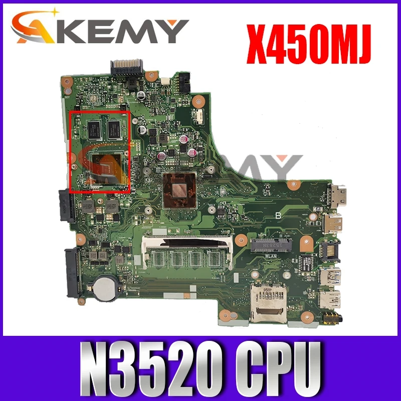 

Материнская плата X450MD N3520 REV 2,0 для ноутбука ASUS X450 X450M X450MD X450MJ X452M
