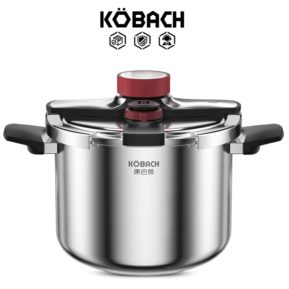 

KOBACH Pressure Cooker Multifunctional Pressure-Limited Explosion-proof Pressure Cooker Stainless Steel Kitchen Cookware