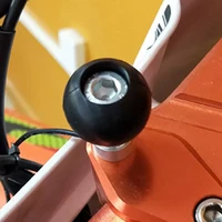 motorcycle handlebar clamp base with 1 inch ball for for ram b 367u for kawasaki car vehicle phone holder bolt bracket