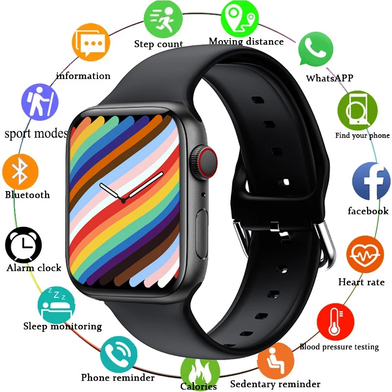 Оригинальные Смарт-часы IWO 14 I9 Pro Max Серия 7 Bluetooth Вызов 44 мм монитор кровяного