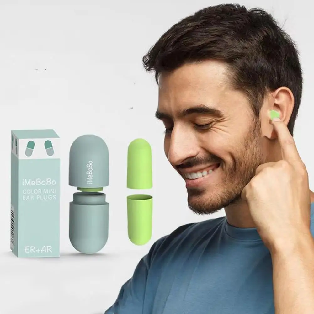 Zeyasen Capsule Ear Plugs Soundproof Earplugs Earplugs For Sleep Special Mute Soft Slow Rebound Anti-Noise Protection Ear Plug