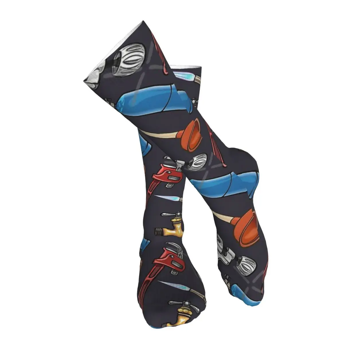 

Plumbing Tools And Parts Unique Pattern For Plumbers Adult Stockings Breathable For Daily Matching Medium Thickness Patterns