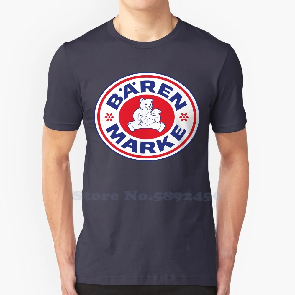

Baerenmarke Casual Streetwear Print Logo T-shirt Graphic 100% Cotton Tee