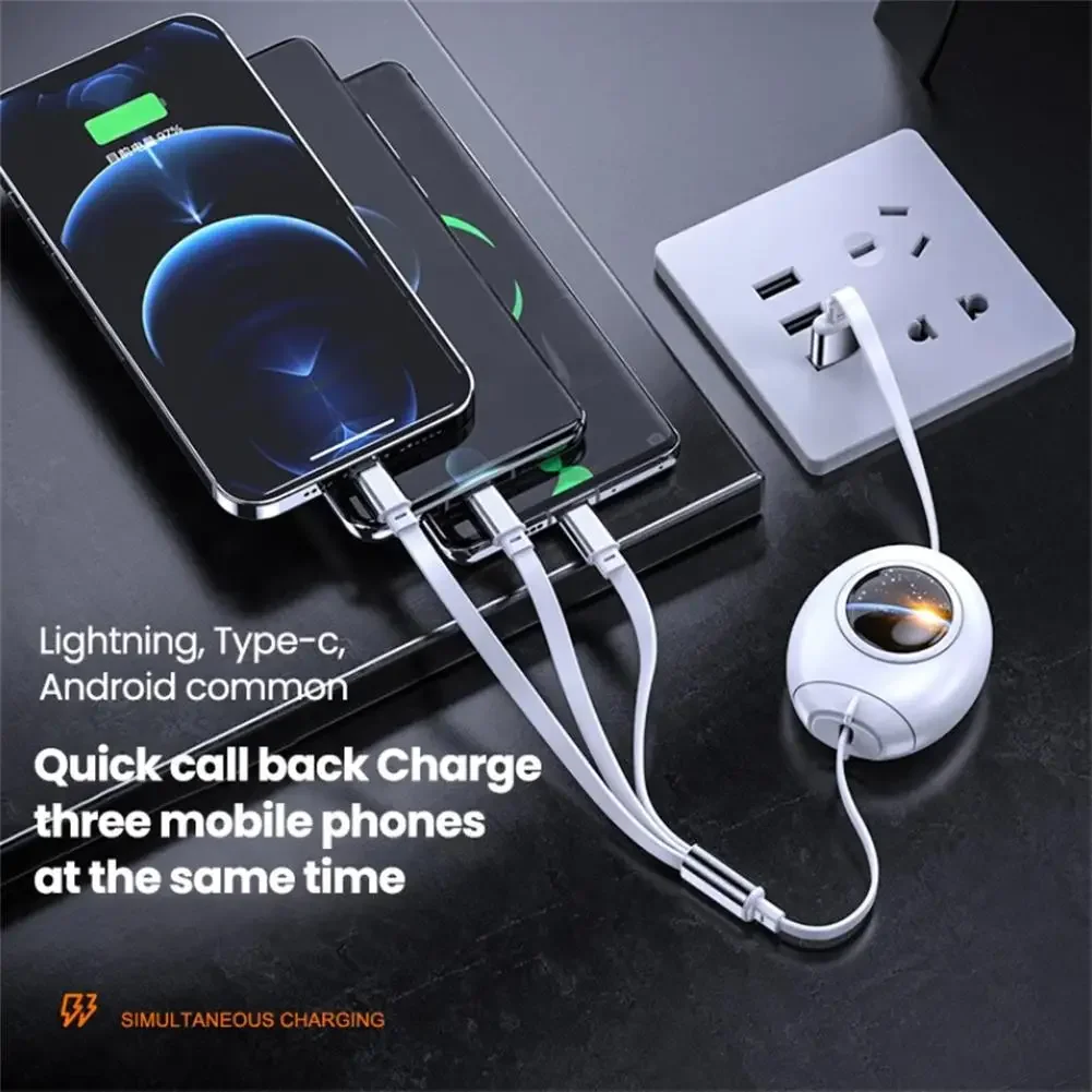 Кабель для быстрой зарядки USB A к 8-контактному Micro Type C