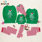 Семейная Рождественская Пижама, комплект одежды, полосатая Пижама для взрослых, женщин, детей, детская одежда для сна, Пижама, комбинезон для новорожденных