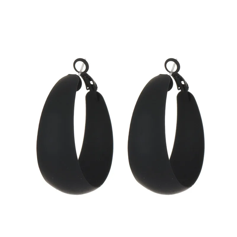 Большие серьги-кольца в стиле OL милые женские повседневные серьги для