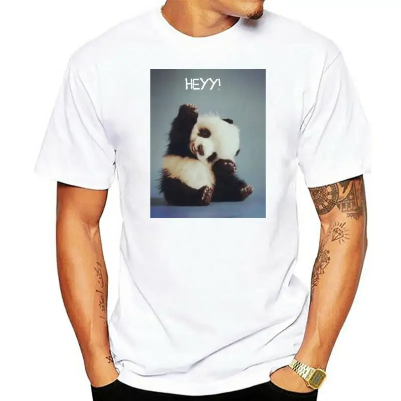 

Baby Panda Hey ! Cute Bear Tumblr Fashion T Shirt Men Women Unisex 1028