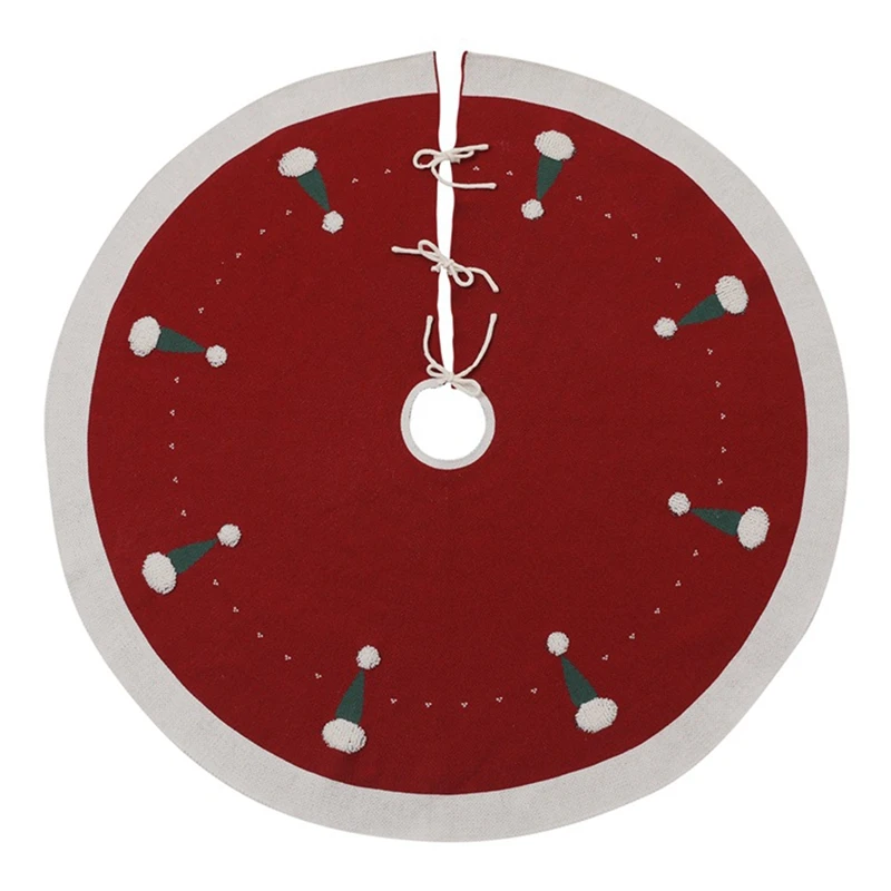 Трехмерная трикотажная юбка в виде Красной елки для рождественских праздников