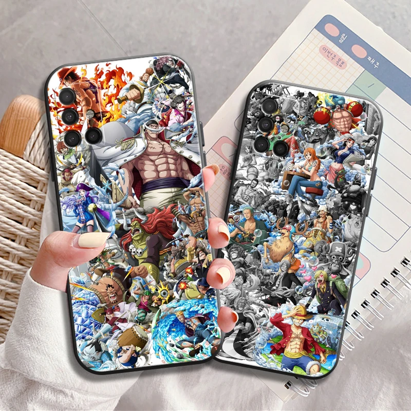 

One Piece Phone Cases For Samsung S20 FE S20 Lite S8 Plus S9 Plus S10 S10E S10 Lite M11 M12 S21 Ultra Cases Protective Coque