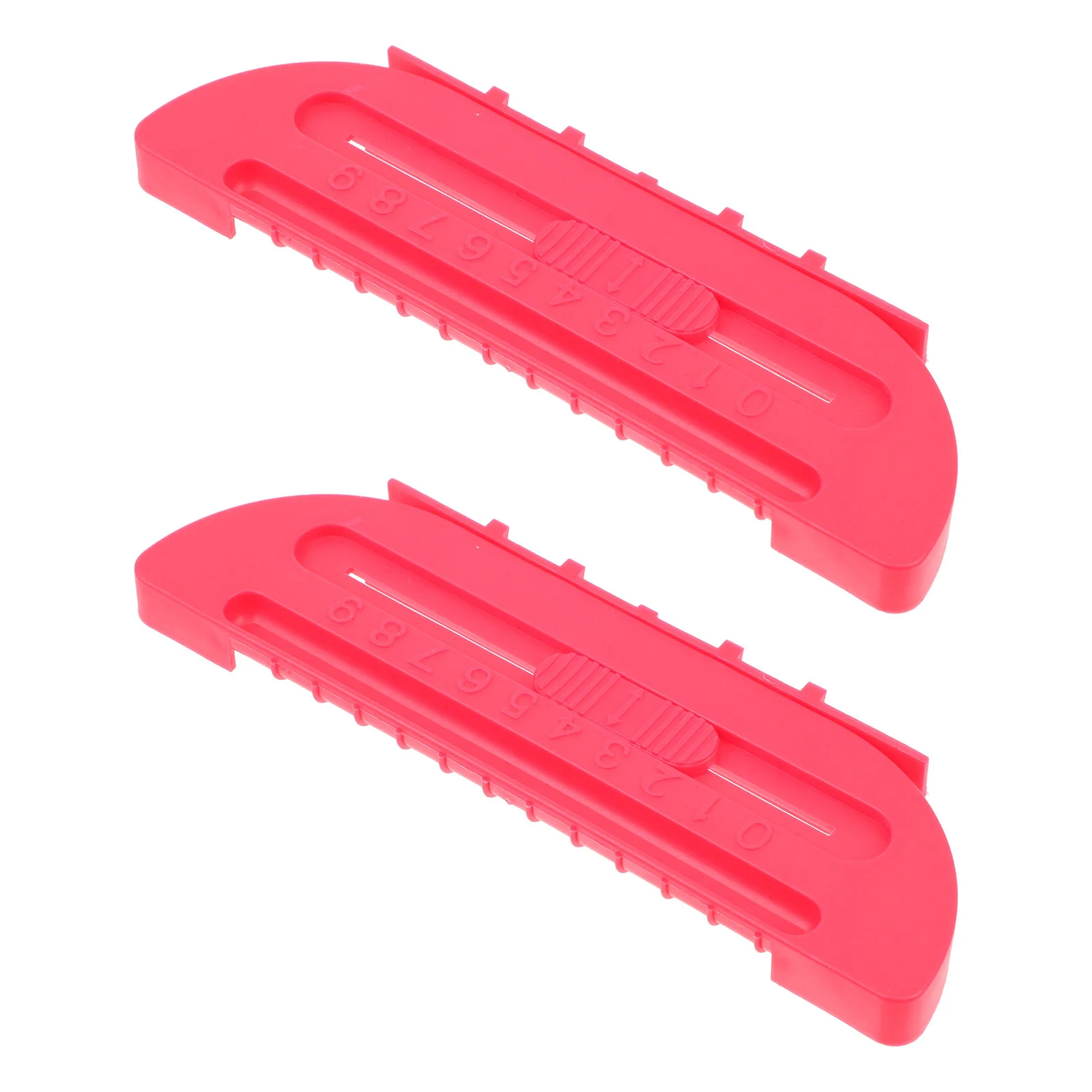 

2Pcs Plastic Hockey Table Score Keepers Scoring Units Hockey Table Prop (Red)
