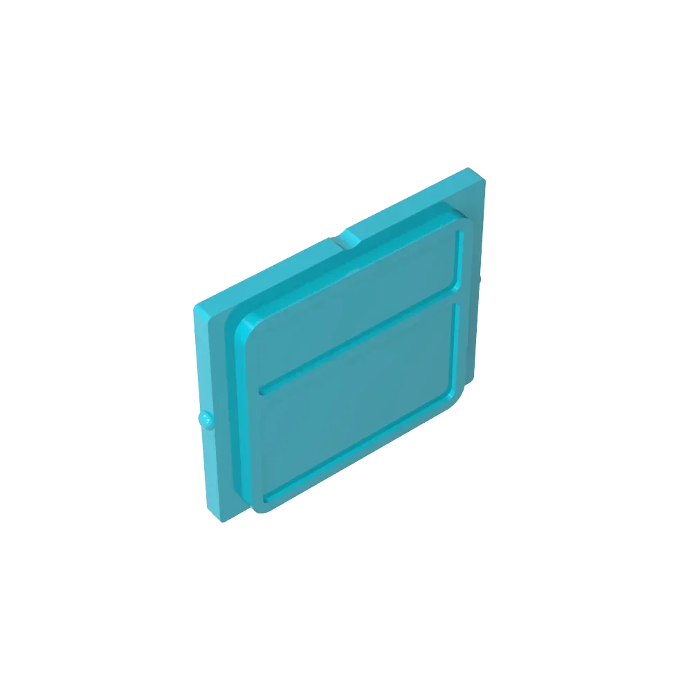 GOBRICKS стекло для окна поезда 1 х 4 3