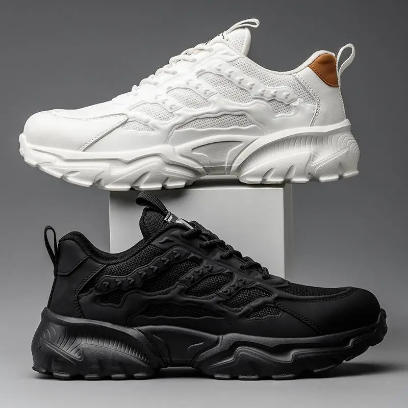 Мужские ботинки со стальным носком рабочие кроссовки защита от ударов проколов