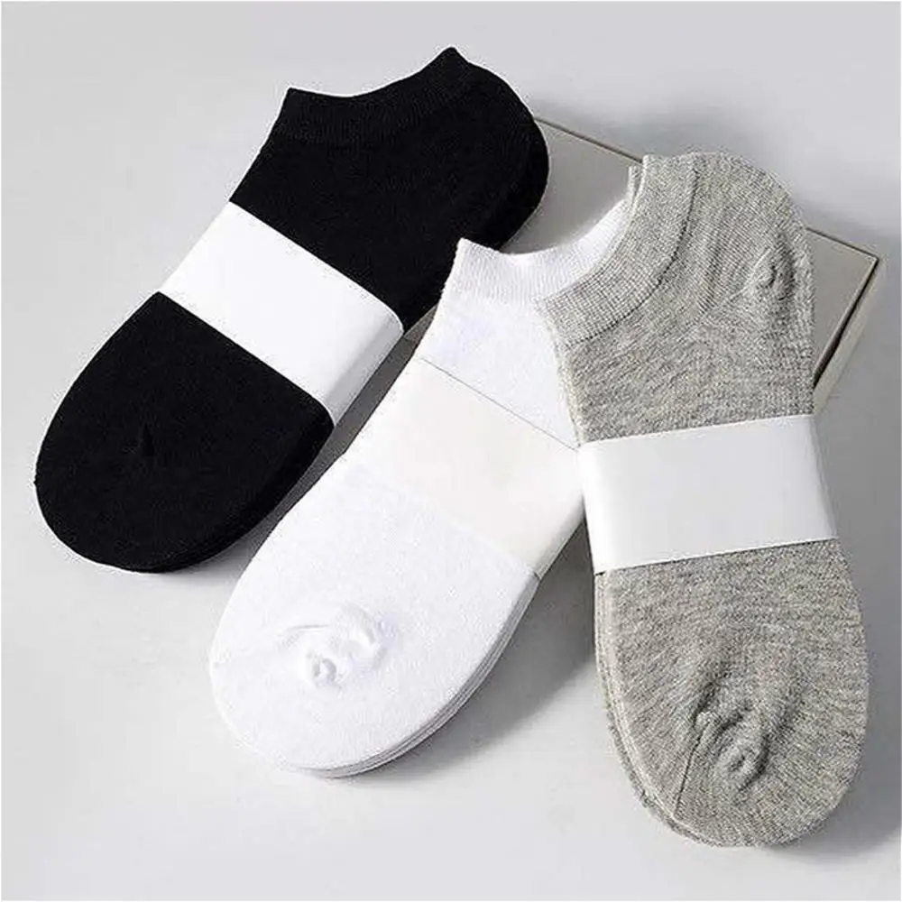 Рисунок 3 - 1 пара, однотонные хлопковые носки-лодочки