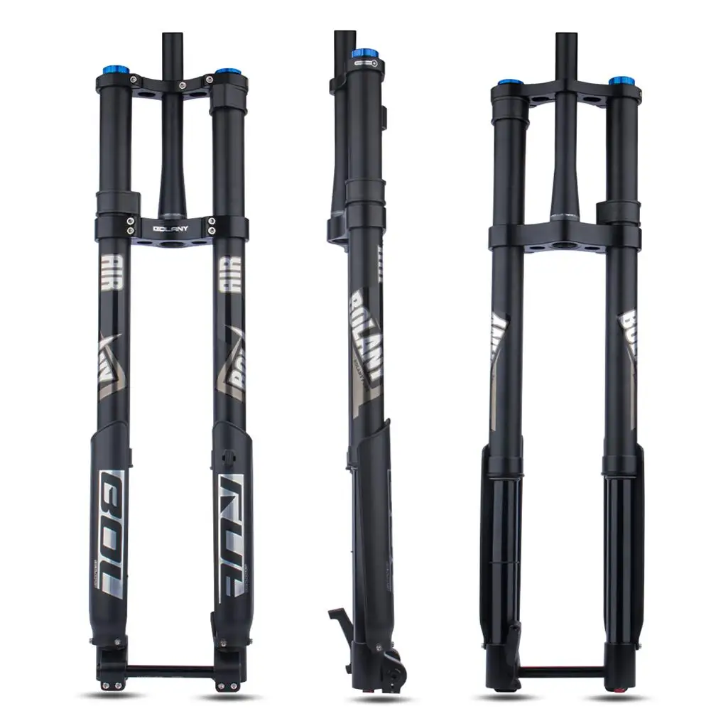 

Bicycle Front Fork Aluminum Alloy Double Shoulder Boost Damping Fork 15x110 Axle For 26-29 Inch Bikes Disc Brakes Shock Absorber
