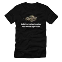 grandpas old gasoline wehrmacht panzer vi tiger tank t shirt short sleeve 100 cotton casual t shirts loose top size s 3xl