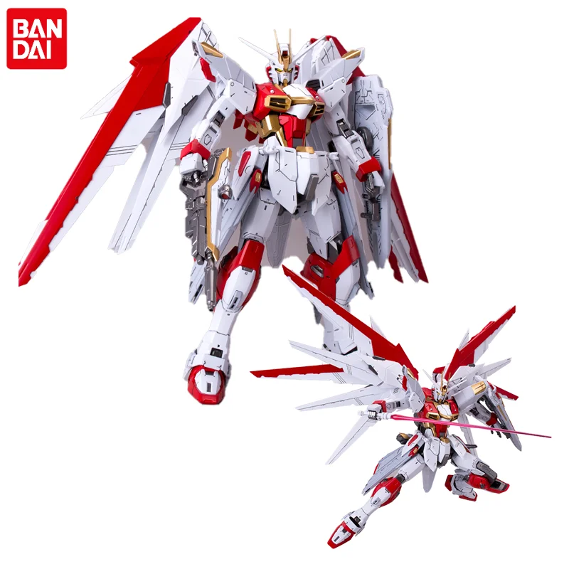 

Bandai Gundam Anime Figure MG 1/100 ZAFT ZGMF-X10A FREEDOM GUNDAM 2.0 Titanium Alloy Coloring Assembly Model Action Figures Toys