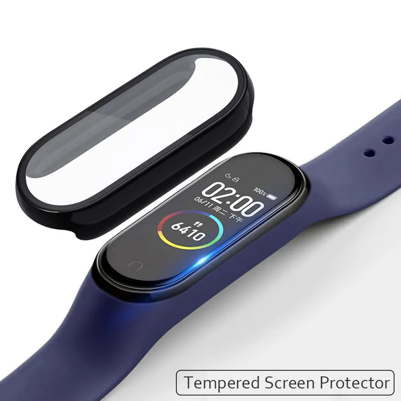 Пленка из закаленного стекла для Xiaomi Mi Band 7 5 6 4 NFC защитный чехол экрана band Miband Smart