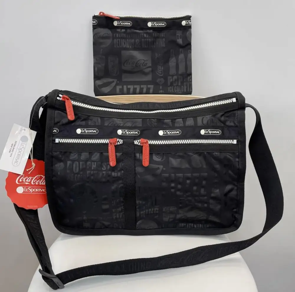 

New Anime Women's Bag Fashion Trend Crossbody Bag Cartoon Lightweight Travel Shoulder Bag Storage Bag 7507 Large