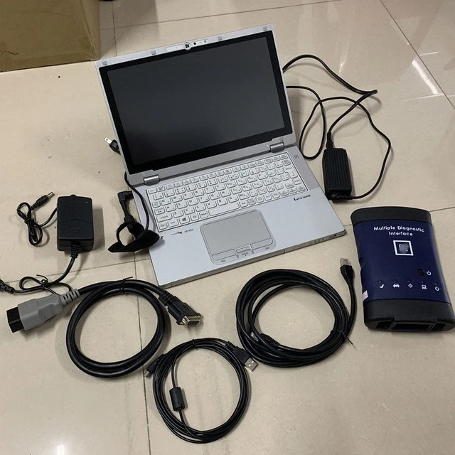 

2022 G-M MDI 2 Auto multiple diagnostic Tools wifi + 480GB SSD software on used laptop cf-ax2 i5 4G with GDS2 and TECH2WIN
