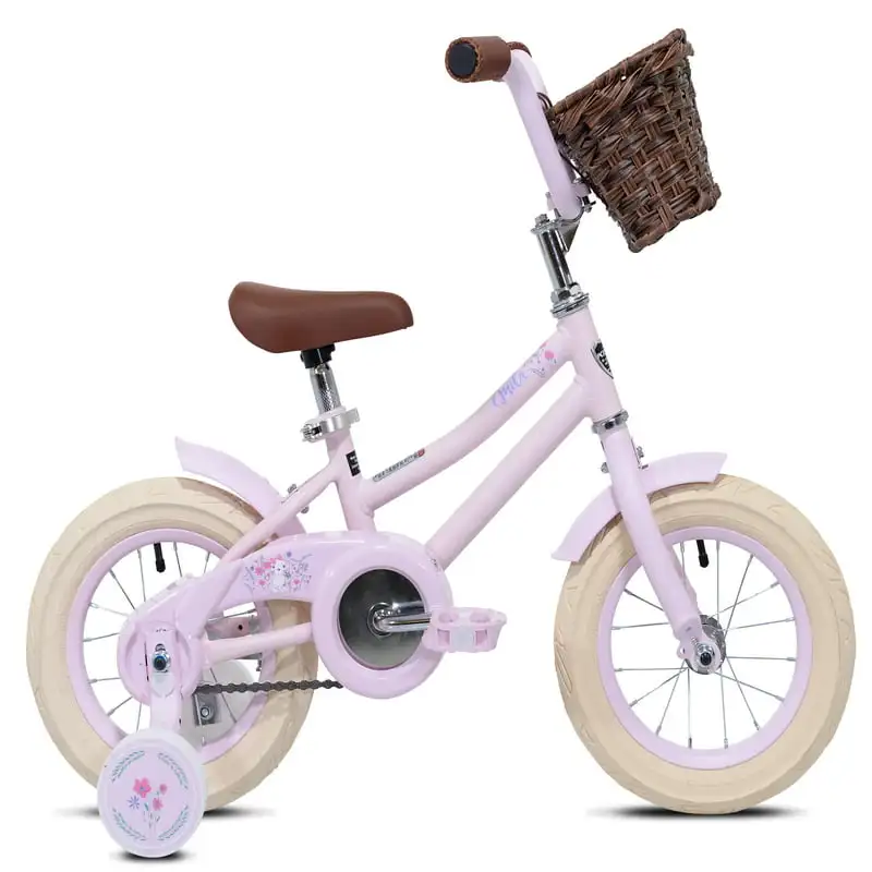 

12 in. Girl's Mila Bicycle with Front Basket, Pink