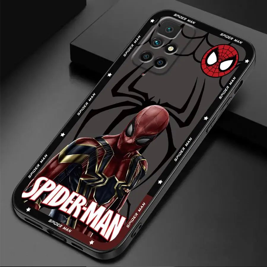 Marvel Deadpool Venom Phone Case for Redmi Note 11S 9S 8T 10S 12S 11 Pro 10 12 9 8 7 13 9T Luxury Coque TPU Soft