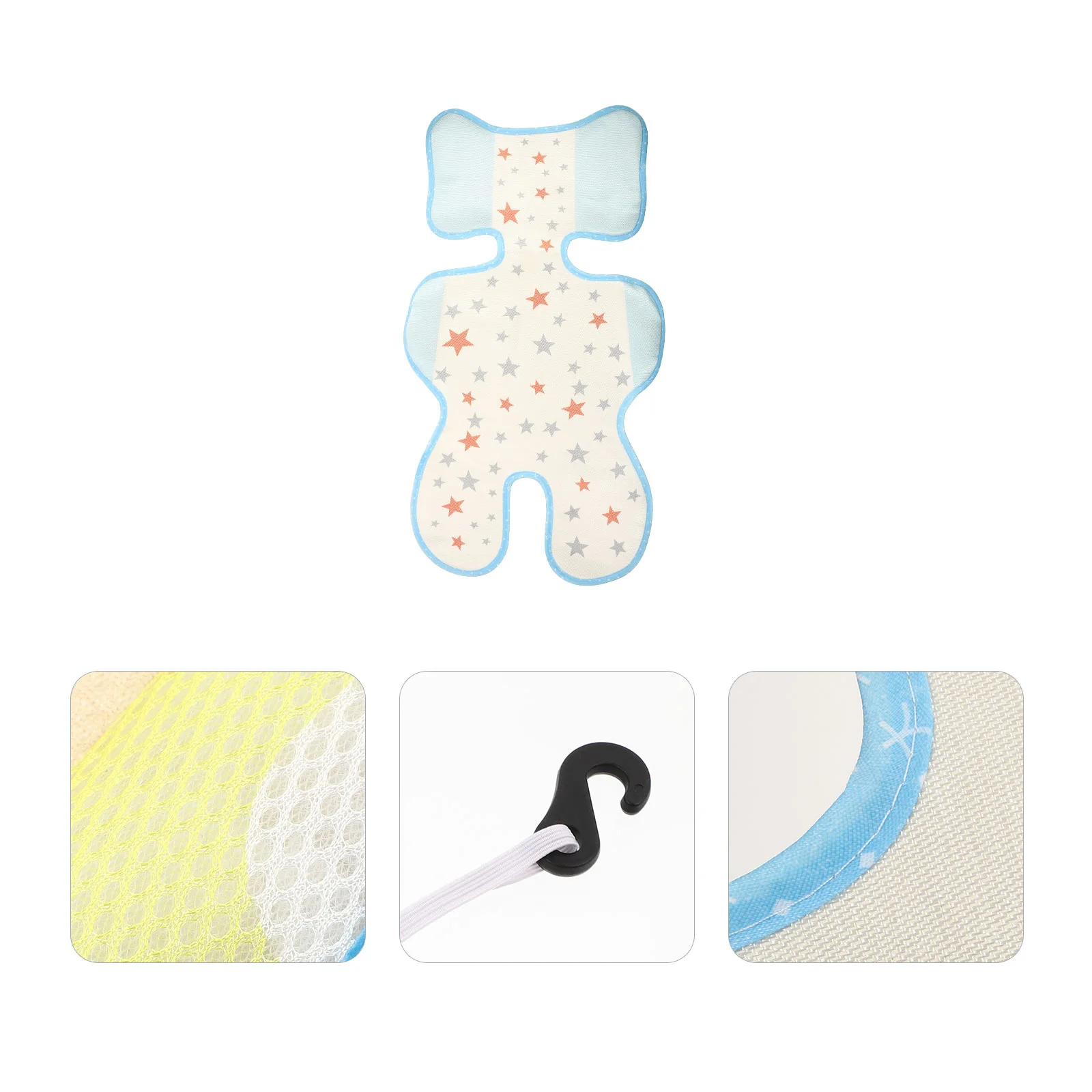 

Seat Cushion Baby Sleeping Mat Cooling Stroller Baby Carseat Infants Summer Ice Silk Insert