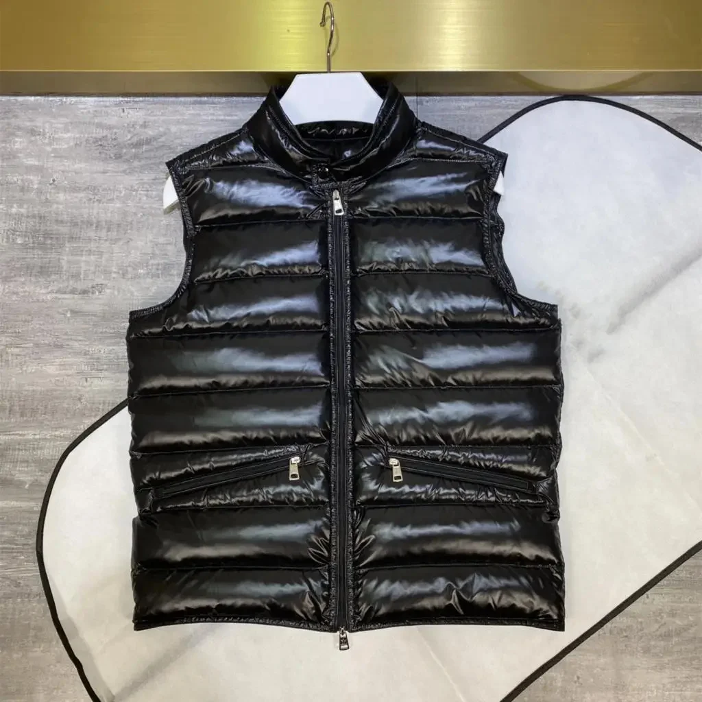 

Men's Autumn Winter Down vest stand-up collar Lightweight and thin Leisure Loose fitting vests fashion Shopping dress el ganso