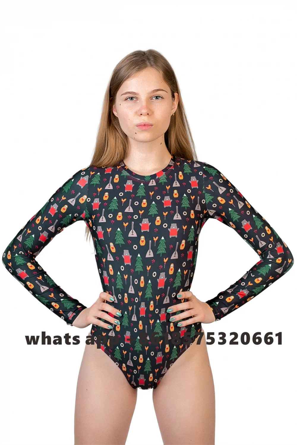 Женский слитный купальник Wave Harmony