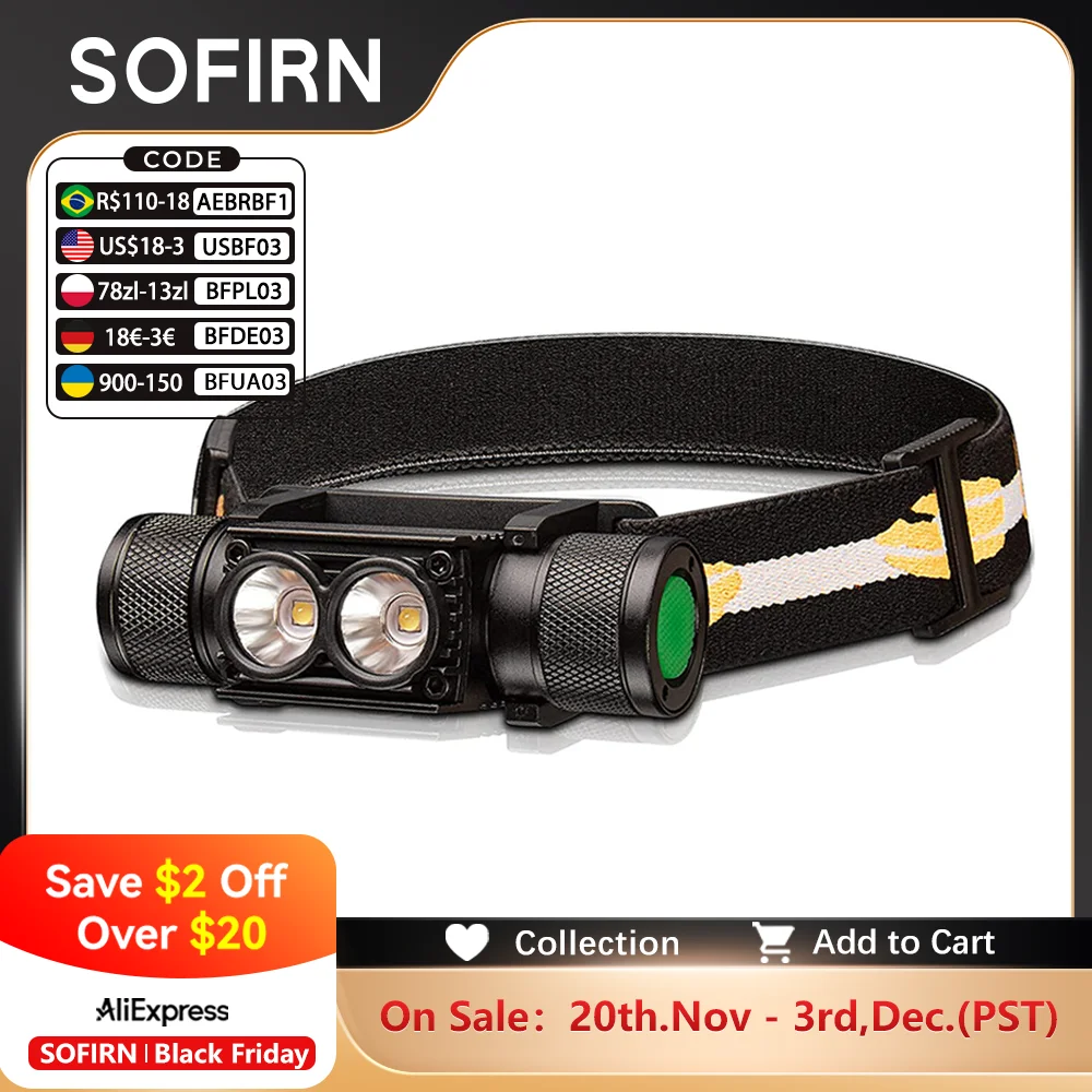 

Sofirn H25L налобный фонарь