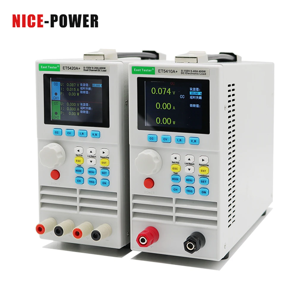 

New 150V 40A 400W ET5410+ Professional Programmable DC Electrical Load Digital Control DC Load Electronic Battery Tester Load