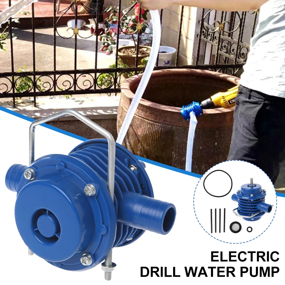 

Portable Electric Drill Water Pump Heavy Duty Self-Priming Centrifugal Pumps Home Garden Diesel Oil Pump No Power Required