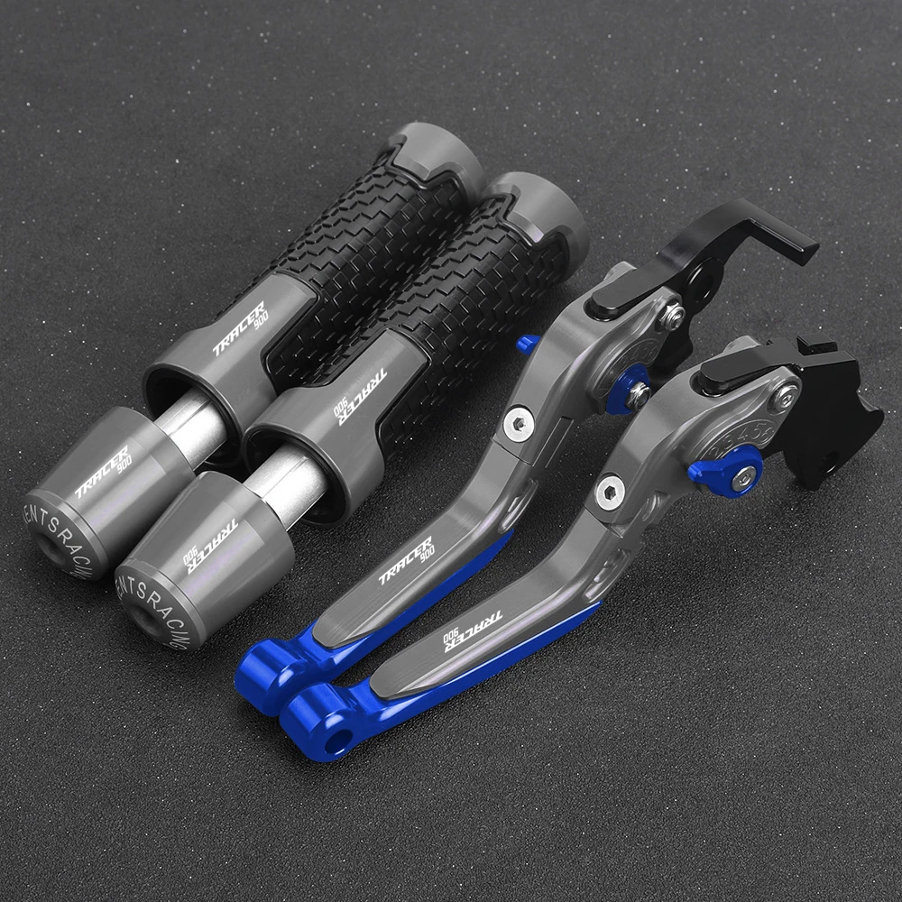 

For YAMAHA TRACER900 2018 2019 2020 2021 2022 2023 Motorcycle Brake Clutch Levers Handlebar Hand Grips ends knobs TRACER 900