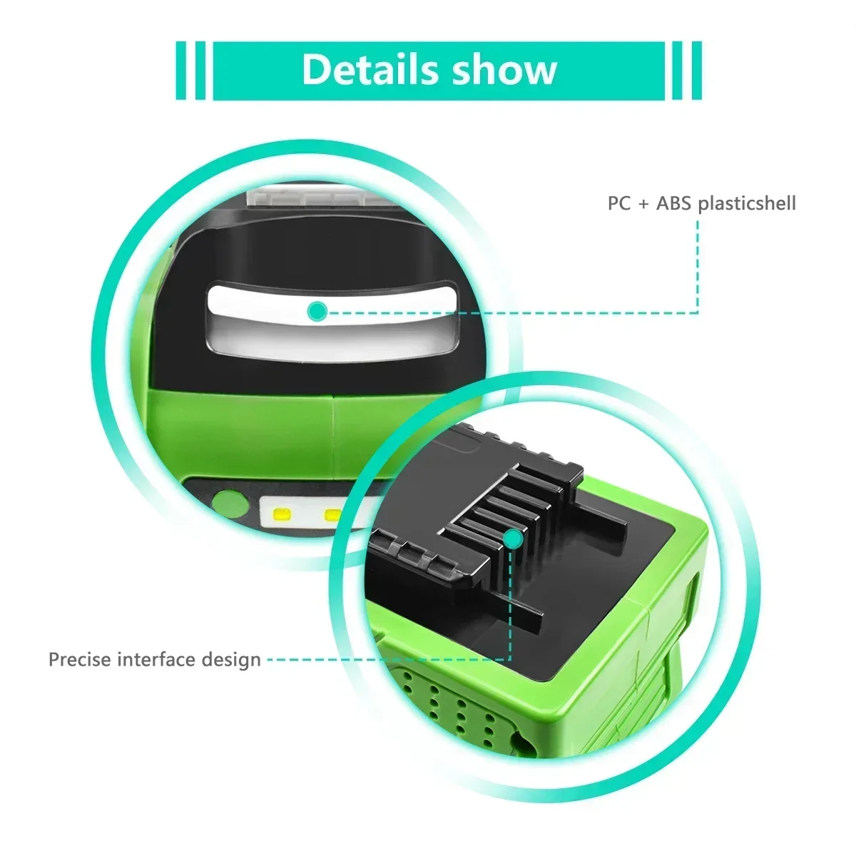 Аккумуляторная батарея для Greenworks 40 В G-MAX 6ah 29252 22262 25312 25322 20642 22272 27062 y 21242 Сменная