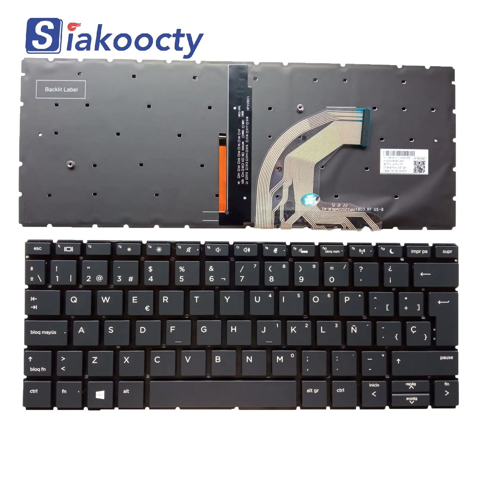 

New SP With Backlit keyboard For HP Probook 430 G6,435 G6 series Laoptop keyboard
